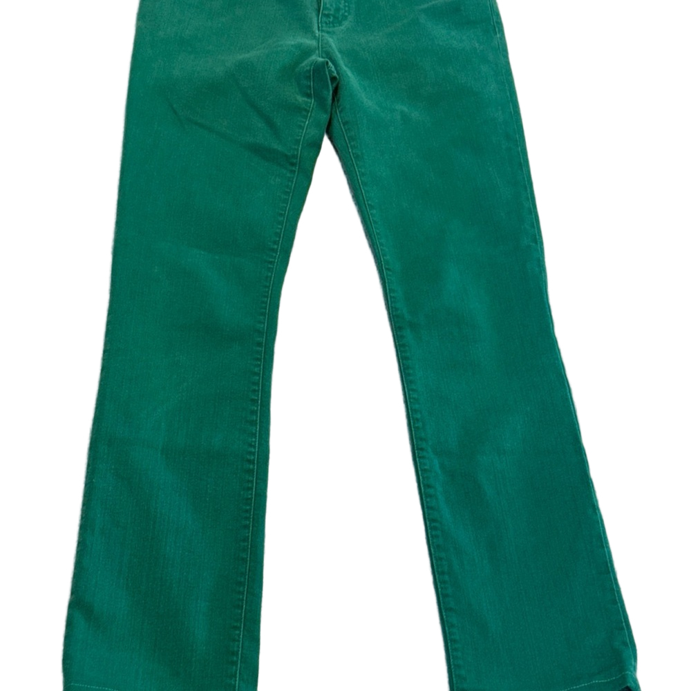 Lauren Ralph Lauren Green Premier Skinny Ankle Jeans Size 6 - Picture 2 of 6
